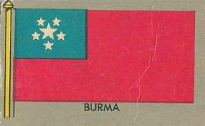 1950 Topps Parade Flags of the World (R714-6) #30 Burma Front