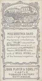1898 Player's Actors & Actresses #NNO Dorothea Baird Back