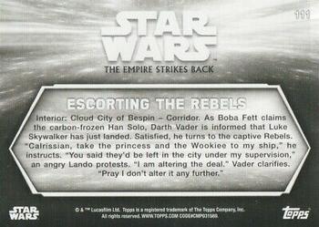 2019 Topps Star Wars Black & White: The Empire Strikes Back #111 Escorting the Rebels Back