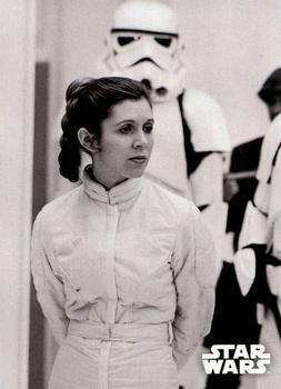 2019 Topps Star Wars Black & White: The Empire Strikes Back #115 Princess Leia's Escort Front
