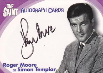 2003 Cards Inc. Best of the Saint - Autographs #SA1 Roger Moore Front