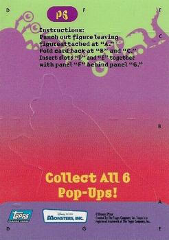 2001 Topps Monsters, Inc. - Pop-Ups #P6 Roz Back