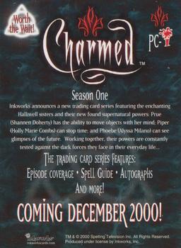 2000 Inkworks Charmed Season 1 - Promos #PCi Coming December 2000! Back