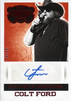 2014 Panini Country Music - Signatures Red #S-CF Colt Ford Front