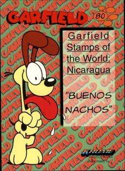 1995 Krome Garfield #80 Nicaragua Back