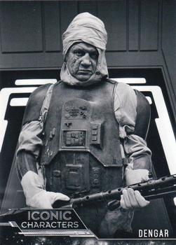 2019 Topps Star Wars Black & White: The Empire Strikes Back - Iconic Characters #IC-15 Dengar Front