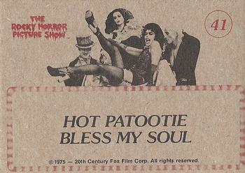 1980 FTCC Rocky Horror Picture Show #41 Hot Patootie Bless My Soul Back