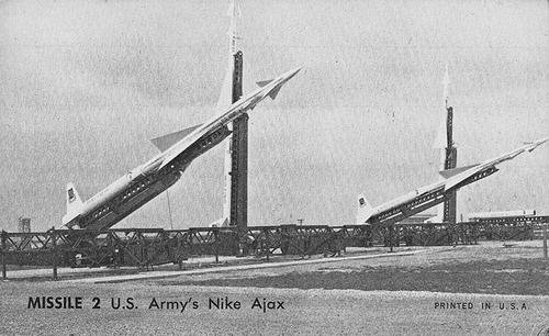 1958 Exhibits Missiles (W452-4) #2 U.S. Army's Nike Ajax Front