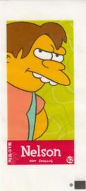 2002 Topps The Simpsons Bubble Gum & Stickers - Mini Bubble Gum Stickers #42 Nelson Front