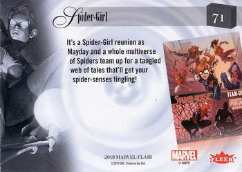 2019 Flair Marvel #71 Spider-Girl Back