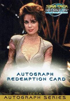 1999 SkyBox Star Trek: Deep Space Nine: Memories from the Future - Autograph Redemption #NNO Chase Masterson Front