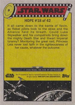2019 Topps Star Wars Journey to Star Wars The Rise of Skywalker #18 Battle Against the Empire Back