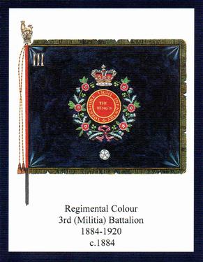 2009 Regimental Colours : The King's Own Yorkshire Light Infantry #5 Regimental Colour 3rd (Militia) Battalion 1884-1920 Front