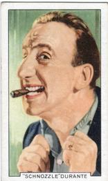 1935 Gallaher Portraits of Famous Stars #14 Schnozzle Durante Front