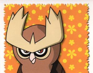 2001 Merlin Pokemon Stickers #10 Noctowl head Front