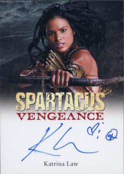 2013 Rittenhouse Spartacus Vengeance - Autographs #NNO Katrina Law Front