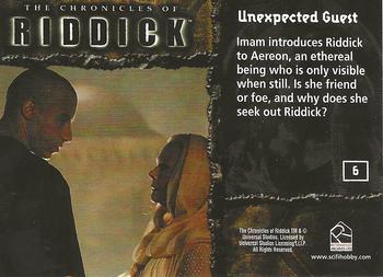 2004 Rittenhouse The Chronicles of Riddick #6 Unexpected Guest Back