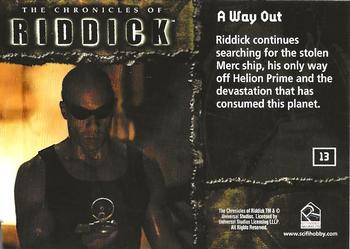 2004 Rittenhouse The Chronicles of Riddick #13 A Way Out Back