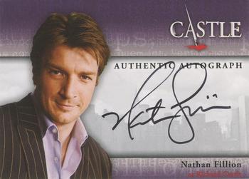 2013 Cryptozoic Castle Seasons 1 & 2 - Autographs #A1 Nathan Fillion Front