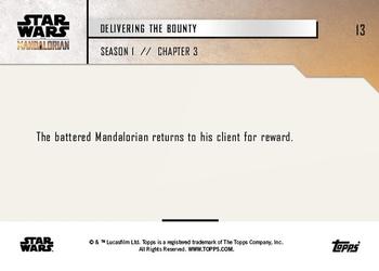 2019 Topps Now Star Wars: The Mandalorian #13 Delivering the Bounty Back
