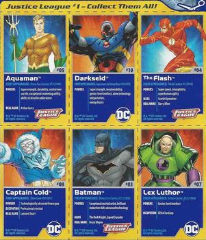 2018 Nabisco Honey Maid Justice League - Panels #1 Aquaman / Darkseid / Flash / Captain Cold / Batman / Lex Luthor Front
