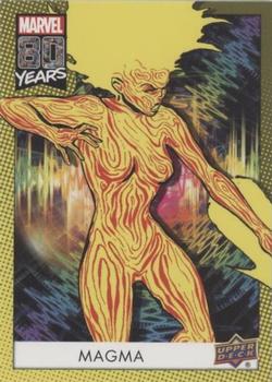 2019 Upper Deck Marvel 80th Anniversary - Color Spike #136 Magma Front
