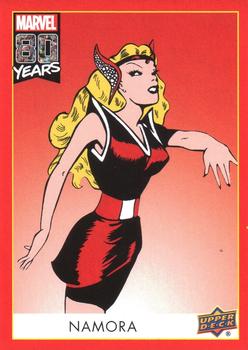2019 Upper Deck Marvel 80th Anniversary - Retro #10 Namora Front