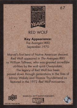 2019 Upper Deck Marvel 80th Anniversary - Retro #67 Red Wolf Back