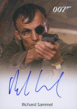 2008 Rittenhouse James Bond In Motion - Autographs Full Bleed Design #NNO Richard Sammel Front