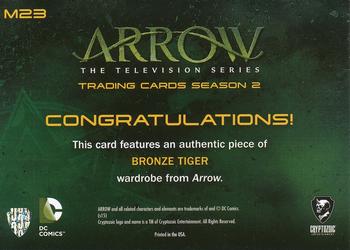 2015 Cryptozoic Arrow: Season 2 - Wardrobe #M23 Bronze Tiger Back