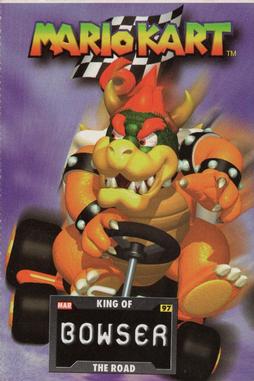 1994-97 Nintendo Power Magazine Inserts #NNO Mario Kart 64 - Bowser Front