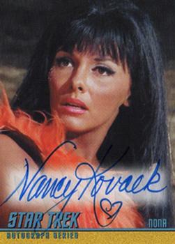 2018 Rittenhouse Star Trek The Original Series The Captain's Collection - Autographs (Classic Design) #A288 Nancy Kovack Front