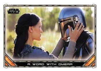 2020 Topps Star Wars: The Mandalorian Season 1 #51 A Word with Omera Front