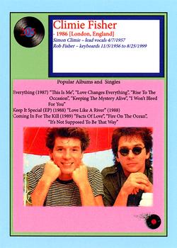 2019 J2 Cards New Wave #205 Climie Fisher Back