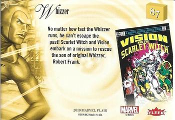 2019 Flair Marvel - Gold #87 Whizzer Back