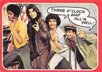 1976 O-Pee-Chee Welcome Back Kotter #3 Three o'clock and all's well! Front