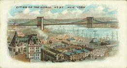 1900 Player's Cities of the World #37 New York Front