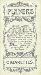 1900 Player's Cities of the World #46 Buenos Ayres Back