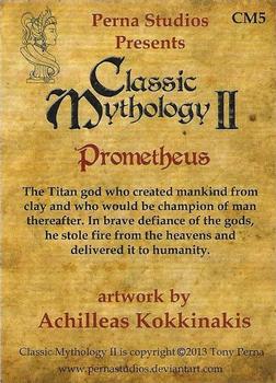 2014 Perna Studios Classic Mythology II - Previews #CM5 Prometheus Back