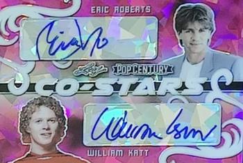 2020 Leaf Metal Pop Century - Co-Stars Dual Autographs Pink #CS-10 Eric Roberts / William Katt Front