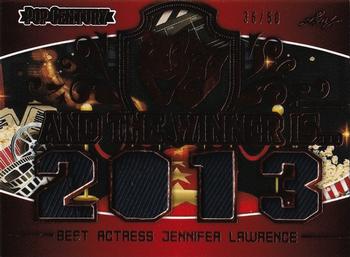 2020 Leaf Metal Pop Century - And The Winner Is... #ATW-12 Jennifer Lawrence Front