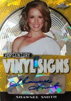 2020 Leaf Metal Pop Century - Vinyl Signs Crystals Gold #VS-SS1 Shawnee Smith Front
