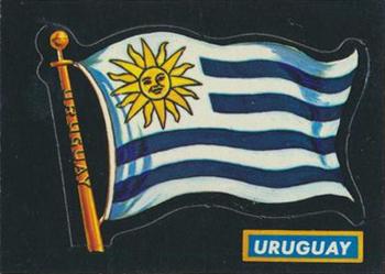 1970 O-Pee-Chee Flags of the World #74 Uruguay Front