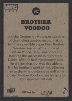 2020 Upper Deck Marvel Ages #202 Brother Voodoo Back
