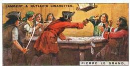 1926 Lambert & Butler Pirates and Highwaymen #10 Pierre le Grand Front