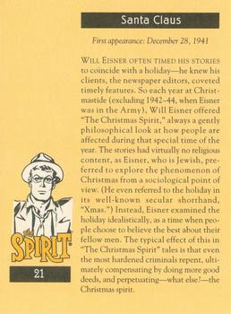 1995 Will Eisner's The Spirit #21 Santa Claus Back