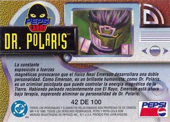 1995 DC Comics Pepsi #42 Doctor Polaris Back