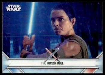 2020 Topps Chrome Star Wars Perspectives Resistance vs. the First Order - Empire at War #EW-6 The Forest Duel Front