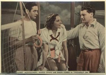 1936 Ardath From Screen and Stage #39 Robert Montgomery, Madge Evans, and Ralph Forbes in 