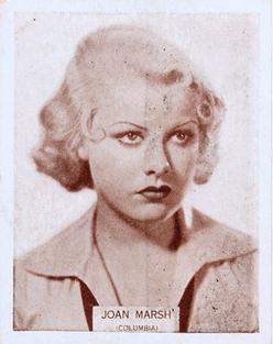 1933 Wills's Famous Film Stars (Medium Size) #2 Joan Marsh Front